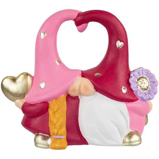 8" Kissing Gnomes Valentine's Day Decoration By Northlight | 6.5" x 8" x 3" | Michaels®